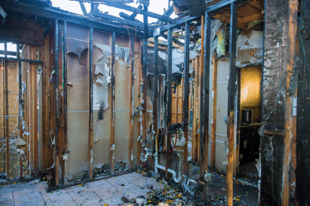 Professional Fire Damage Removal technician working in Miami, OK